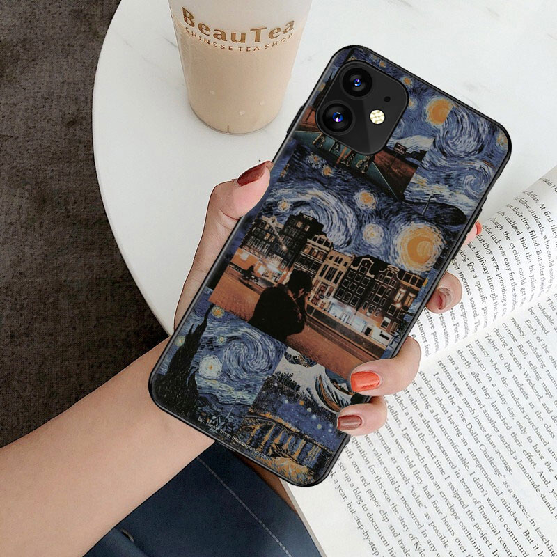 Ốp Lưng Mềm In Hình Tranh Của Van Gogh Cho Iphone 5s / 6s / 7 / 8 Plus / Xr / Xs Max | BigBuy360 - bigbuy360.vn