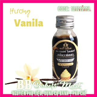 Hương mùi vani vanilla best odour thái lan - chai 30ml