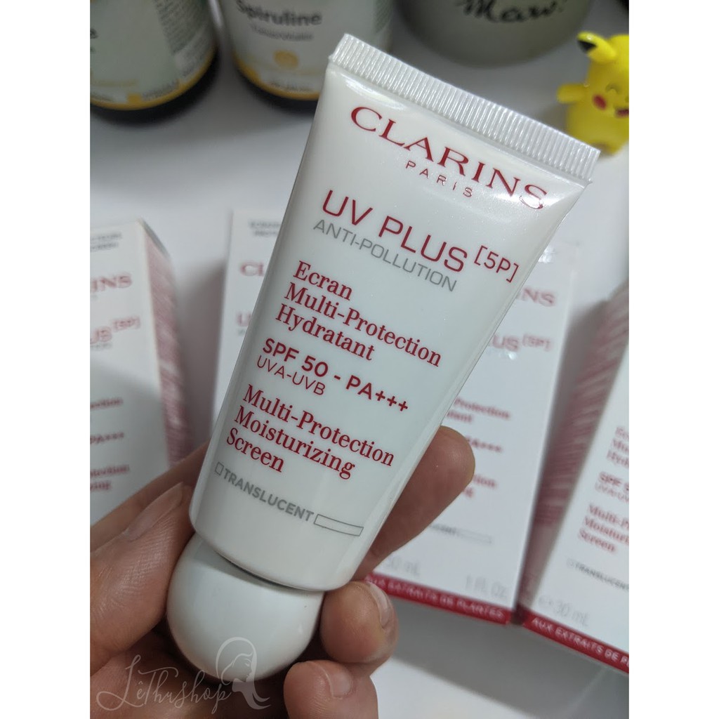 [Mẫu mới 2021_nội địa Pháp 30ml] Kem chống nắng CLARINS UV PLUS  [5P]_SPF 50 PA+++