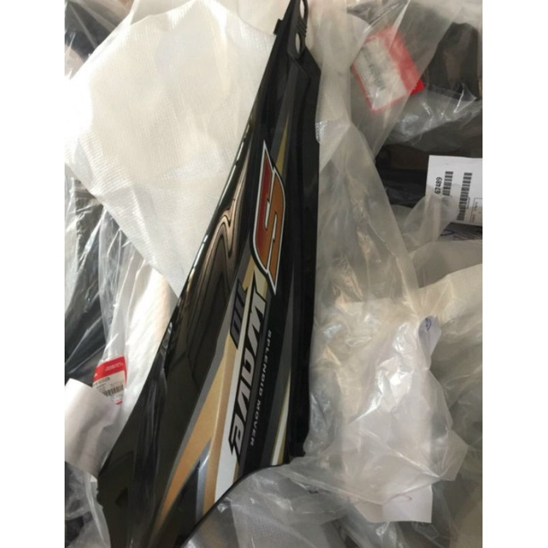 Bộ nhựa dàn áo xe WAVE S110 màu đen zin honda luôn tem