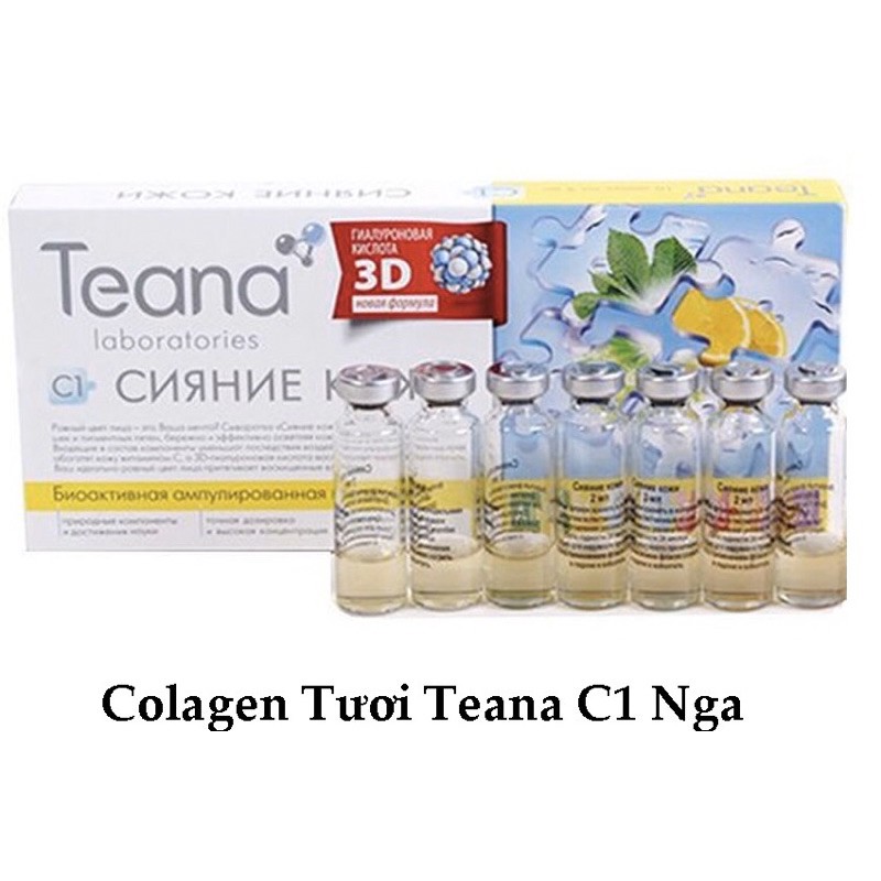 Colagen tươi teana C1 Hàng chuẩn nội địa Nga