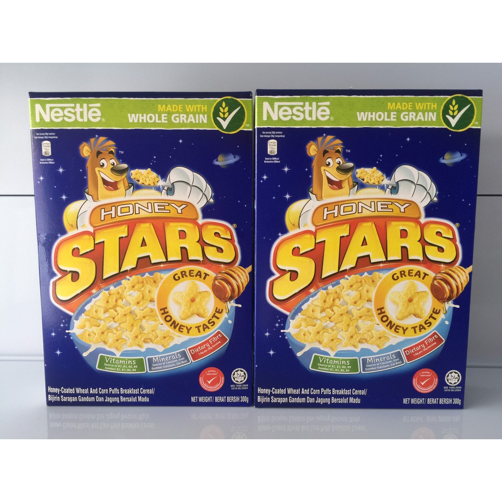 Bánh ngũ cốc ăn sáng Mật ong Nestle Honey Star 300g