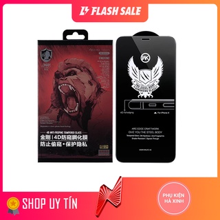 Kính Cường lực iPhone Chống nhìn trộm King Kong Chính hãng Full màn hình