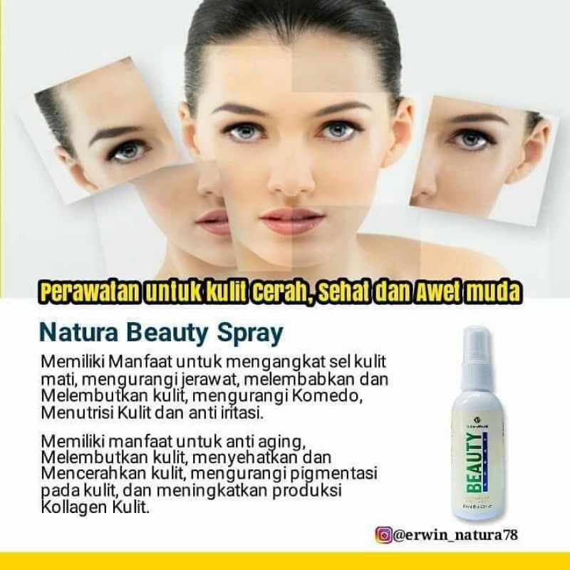 Chai xịt trang điểm Natura Beauty NBS chính hãng 100% | BigBuy360 - bigbuy360.vn