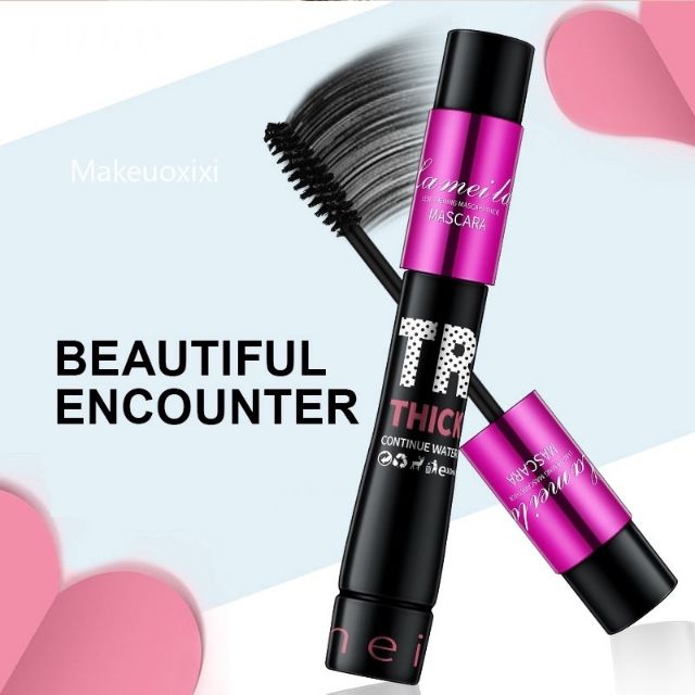 Mascara chuốt mi siêu dài THICK TR đen tím