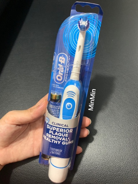 [CÓ SẴN- CHÍNH HÃNG] Bàn Chải Pin Oral-B Pro-Health Clinical Battery Power Toothbrush