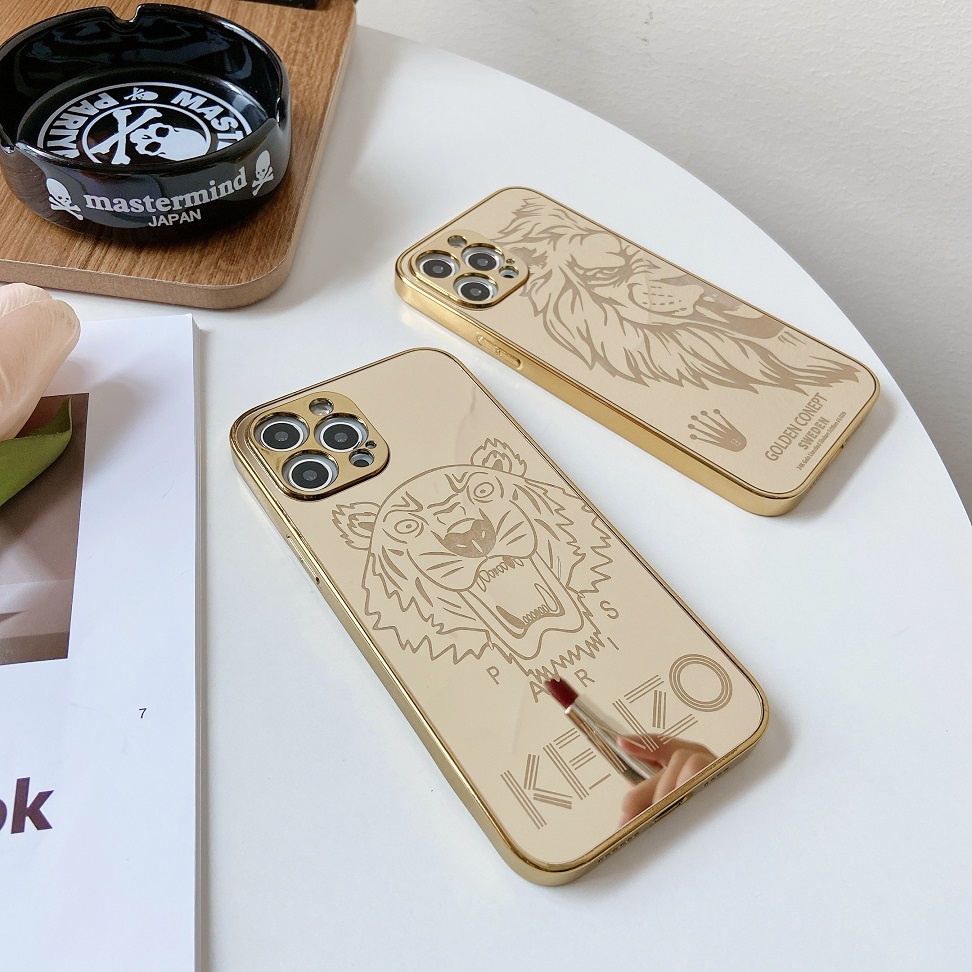 Ốp điện thoại tráng gương mạ vàng cao cấp sành điệu dành cho Iphone 13 12 11 pro max x xr xs max 7 8 plus