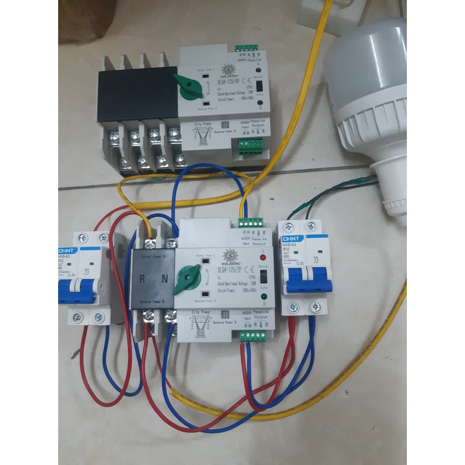 ATS 3 pha 4P 125A Chuyển nguồn tự động không gián đoạn