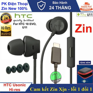 Tai nghe HTC USONIC, U11,10 Evo Chân Type-C_ Tặng kèm hộp đựng cao cấp