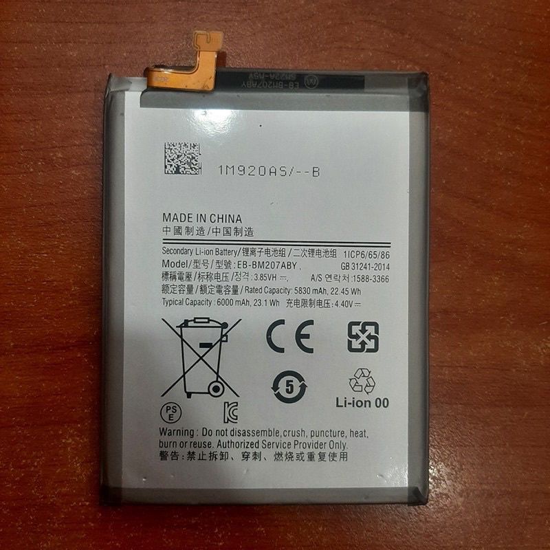 Pin Samsung Galaxy M21 M215 M31 M30s M307F M3070 EB-BM207ABY