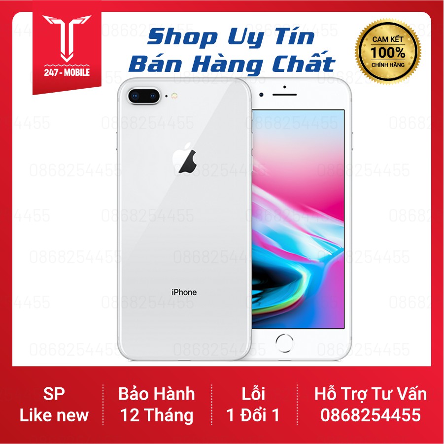 Điện Thoại Iphone 8 Plus Quốc Tế 64GB Mới 99% Bảo Hành 12 Tháng