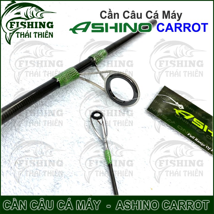 Cần Câu Cá Ashino Carrot Cần 2 Khúc Máy Đứng Thân Rỗng Cán Hở Dòng Mới 2m1, 2m4, 2m7, 3m0