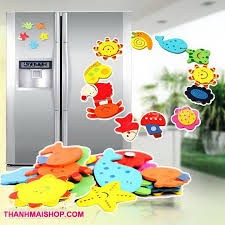 set 12 miếng nam châm dán tủ lạnh