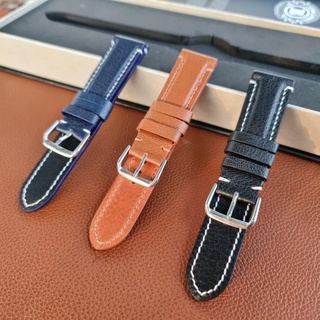 Dây đồng hồ nữ da bò 18mm 20mm 22mm handmade dây da đồng hồ khâu tay thủ công