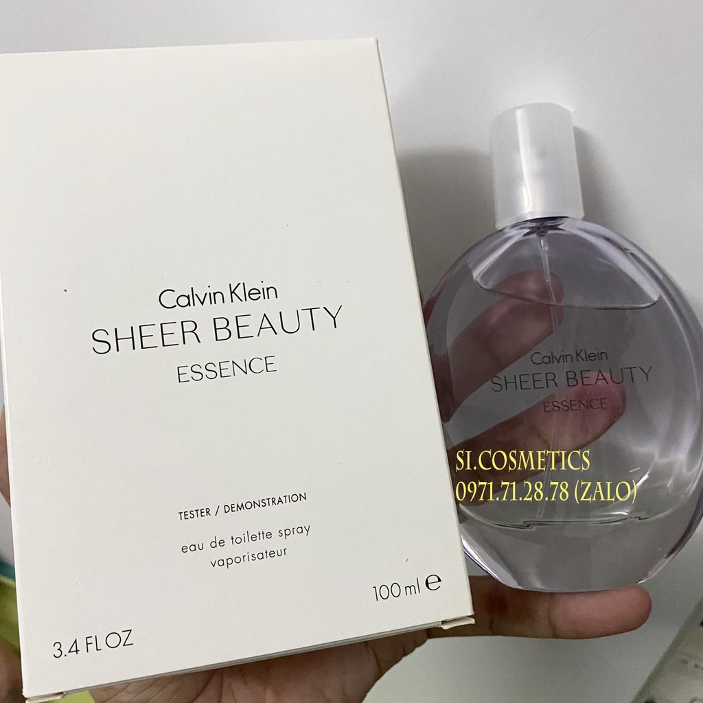 [ Tester ] Nước hoa Nữ Calvin Klein Sheer Beauty Essence 100ml