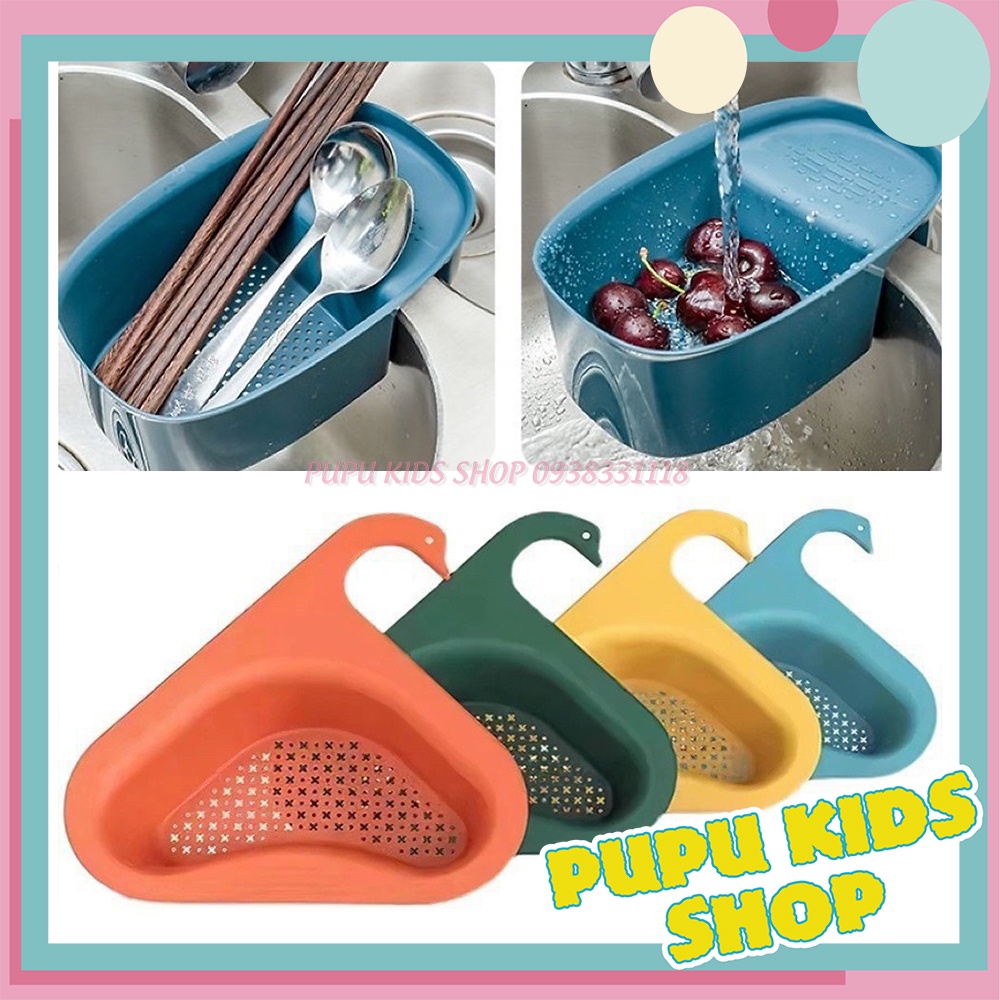 Khay Lọc Rác, rửa hoa quả Gắn Bồn Rửa Chén Đa Năng tiện lợi - giao màu ngẫu nhiên