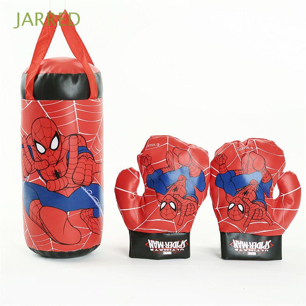 Bộ đồ chơi găng tay và túi cát boxing mini phong cách người nhện làm quà tặng sinh nhật dành cho trẻ em