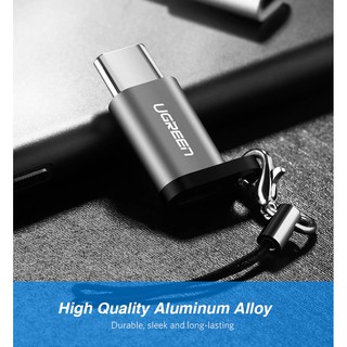 Đầu chuyển micro usb to usb type c chính hãng ugreen 50590