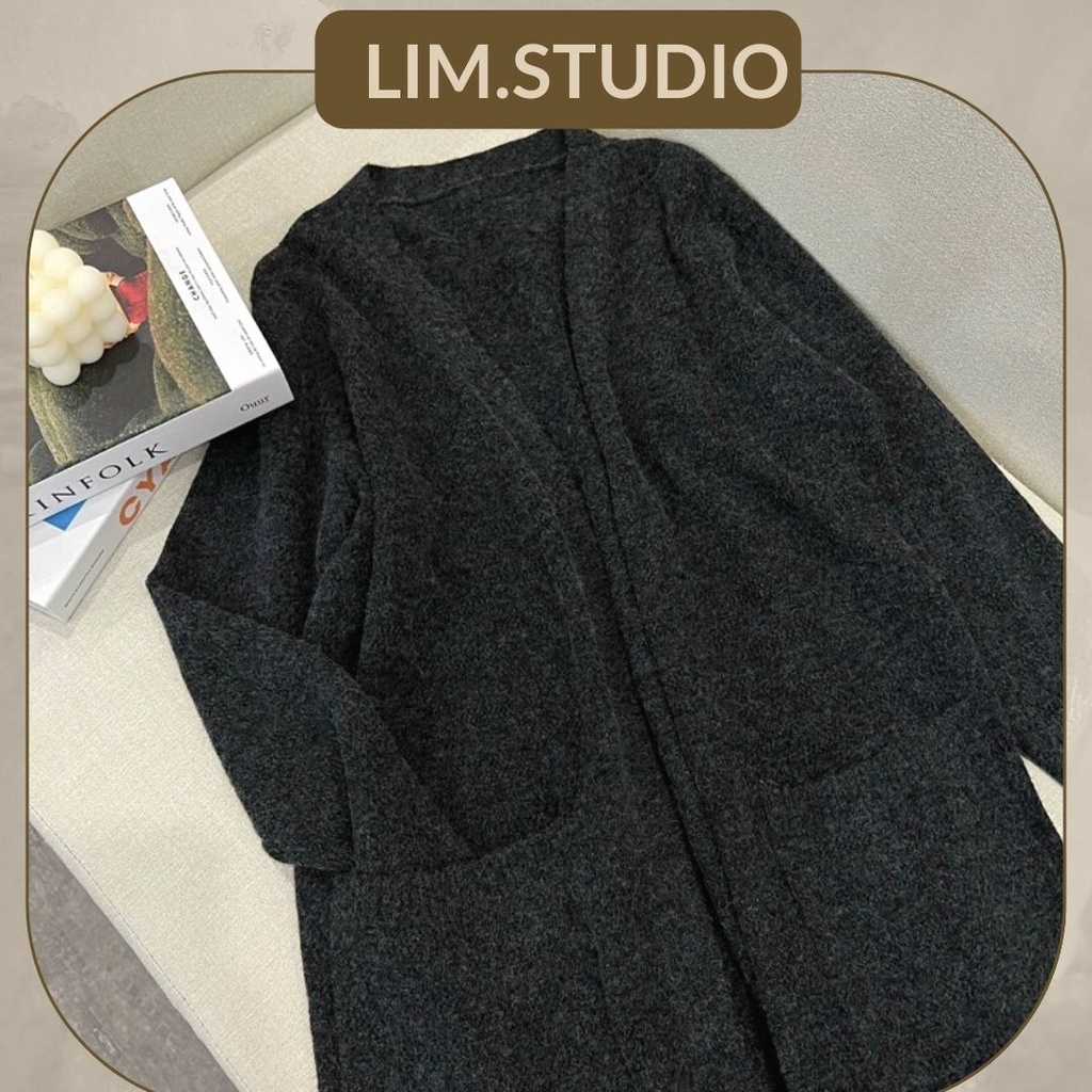 ÁO CARDIGAN FORM DÀI HAI TÚI | lim.studio