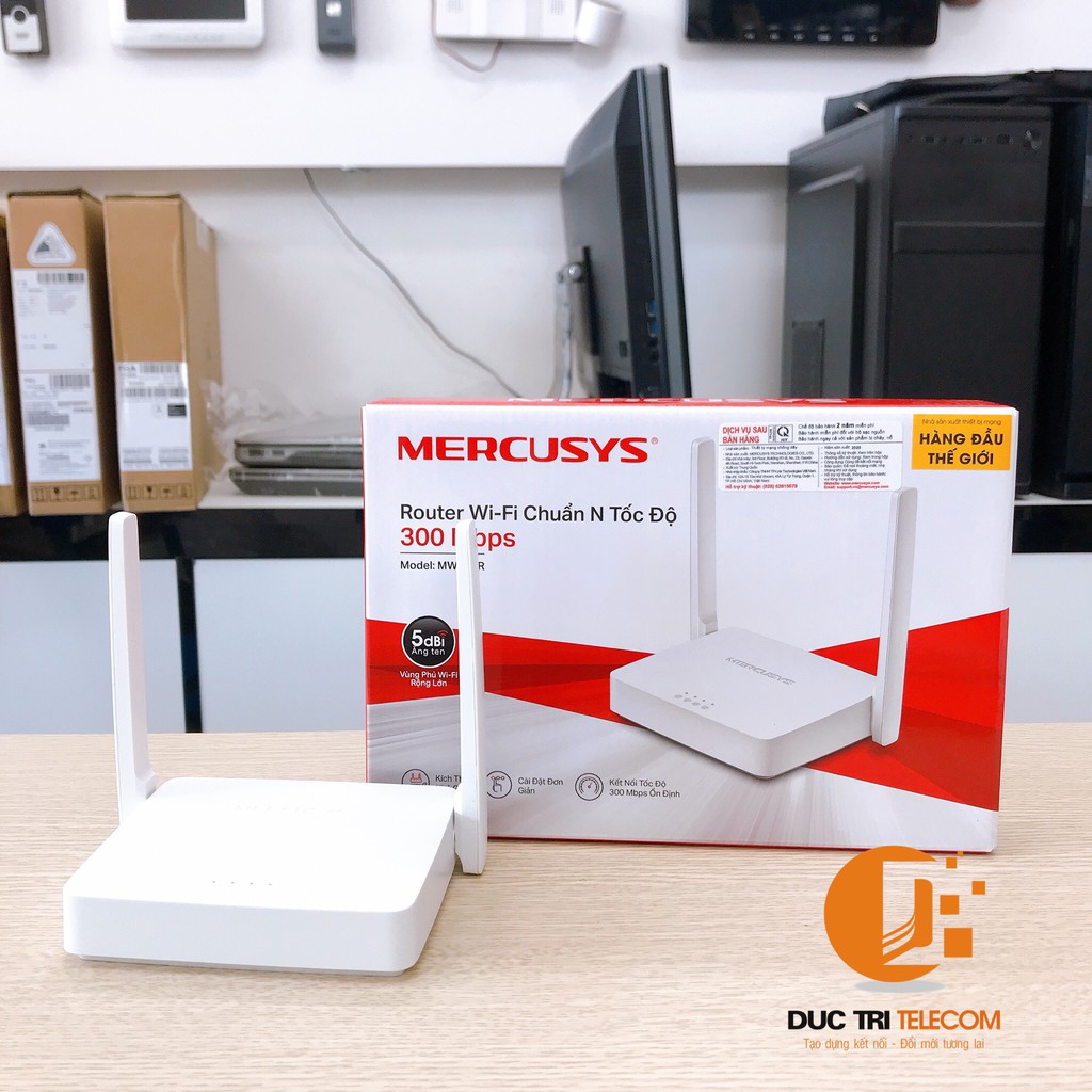 Bộ Phát Sóng Wifi Mercusys MW 301R Chuẩn Tốc Độ 300Mbps - Hàng chính hãng | BigBuy360 - bigbuy360.vn