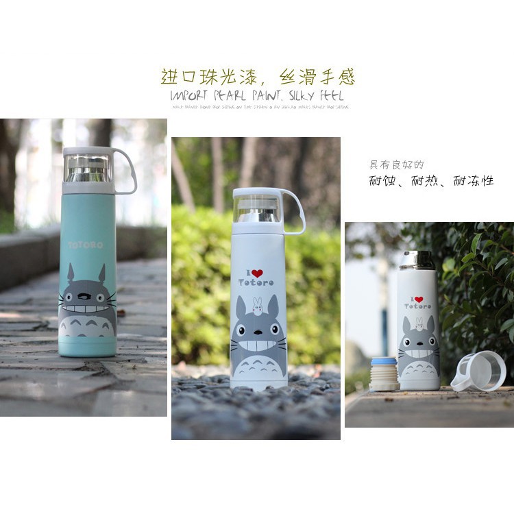 BÌNH GIỮ NHIỆT THÉP KHÔNG GỈ TOTORO 500ML