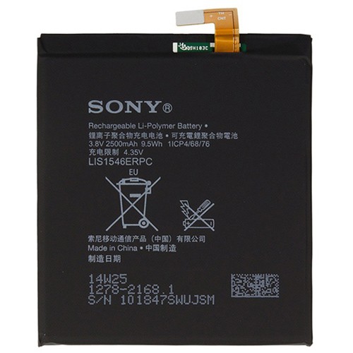 Pin Sony Xperia C3 Dual D2502, D2533, S55 dung lượng 2500mAh (Đen) Zin có bảo hành / MuaLeGiaRe