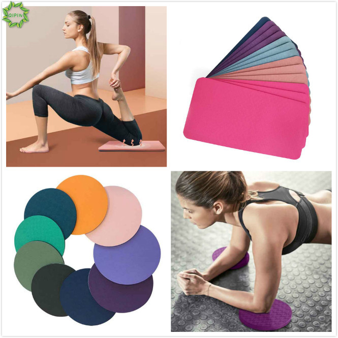 (Hàng Mới Về) Thảm Yoga Mini Tpe Vuông Và Tròn Chống Trượt Hỗ Trợ Tập Yoga