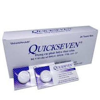 1 que thử thai Quickseven