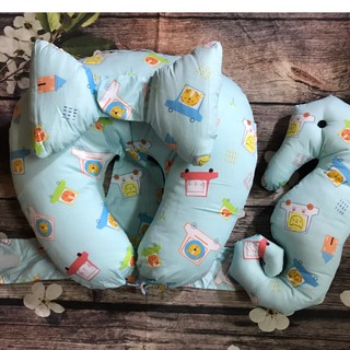 Gối Chữ C Đa Năng, Gối Tai Voi Cho Bé. Tặng cá ngựa + TẶNG VÒNG DÂU 30k