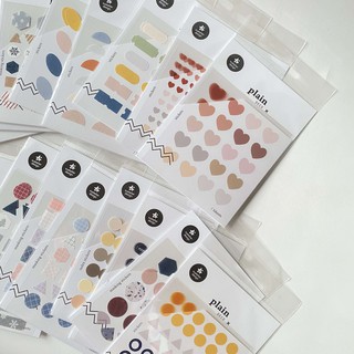 [STICKER PLAIN] Sticker plain basic hàn quốc đáng yêu (1)