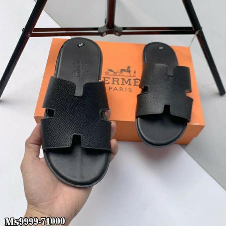 🔥HÀNG SIÊU CẤP🔥 Dép chữ H nam quai ngang đế gỗ siêu bền quai da pu cao cấp size 38-42