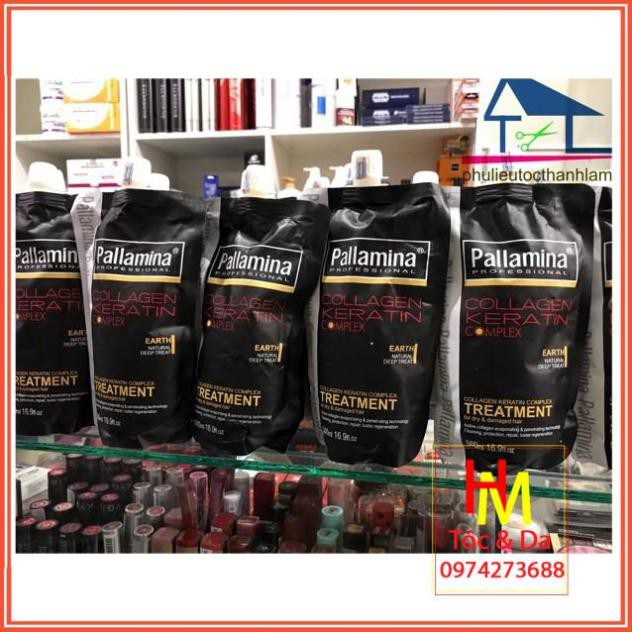 hấp ủ tóc pallamina dưỡng Ẩm Phục Hồi Siêu Mềm Mượt Colagen -Keratin -Pallamina 500ml sản phẩm chính hãng. | BigBuy360 - bigbuy360.vn