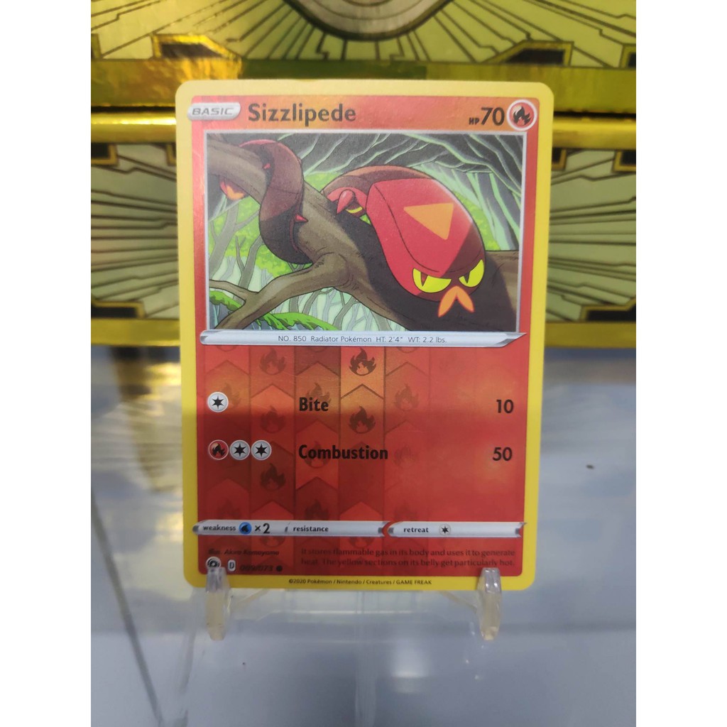 [ Dưa Hấu Yugioh ] Lá bài thẻ bài Pokemon Sizzlipede