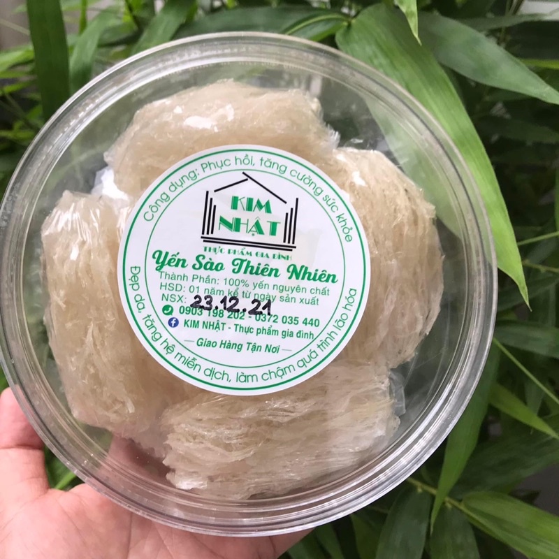 [YẾN SÀO KIM NHẬT] Yến tinh chế nguyên chất 100% thiên nhiên từ trại yến nhà nuôi