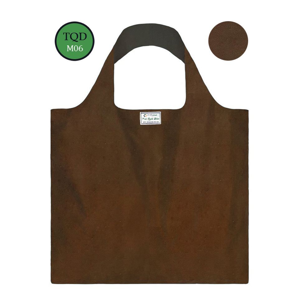 Túi vải gấp gọn đi chợ, đi chơi (Túi Quốc Dân - size L)