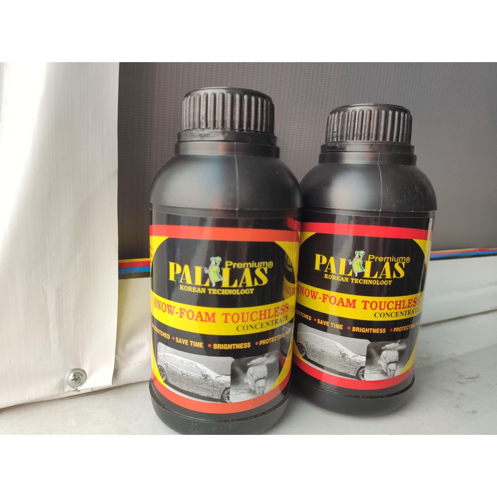 Combo 2 Nước Rửa Xe Bọt Tuyết Không Chạm Rửa Xe Siêu Sạch Pallas Snow 500ml