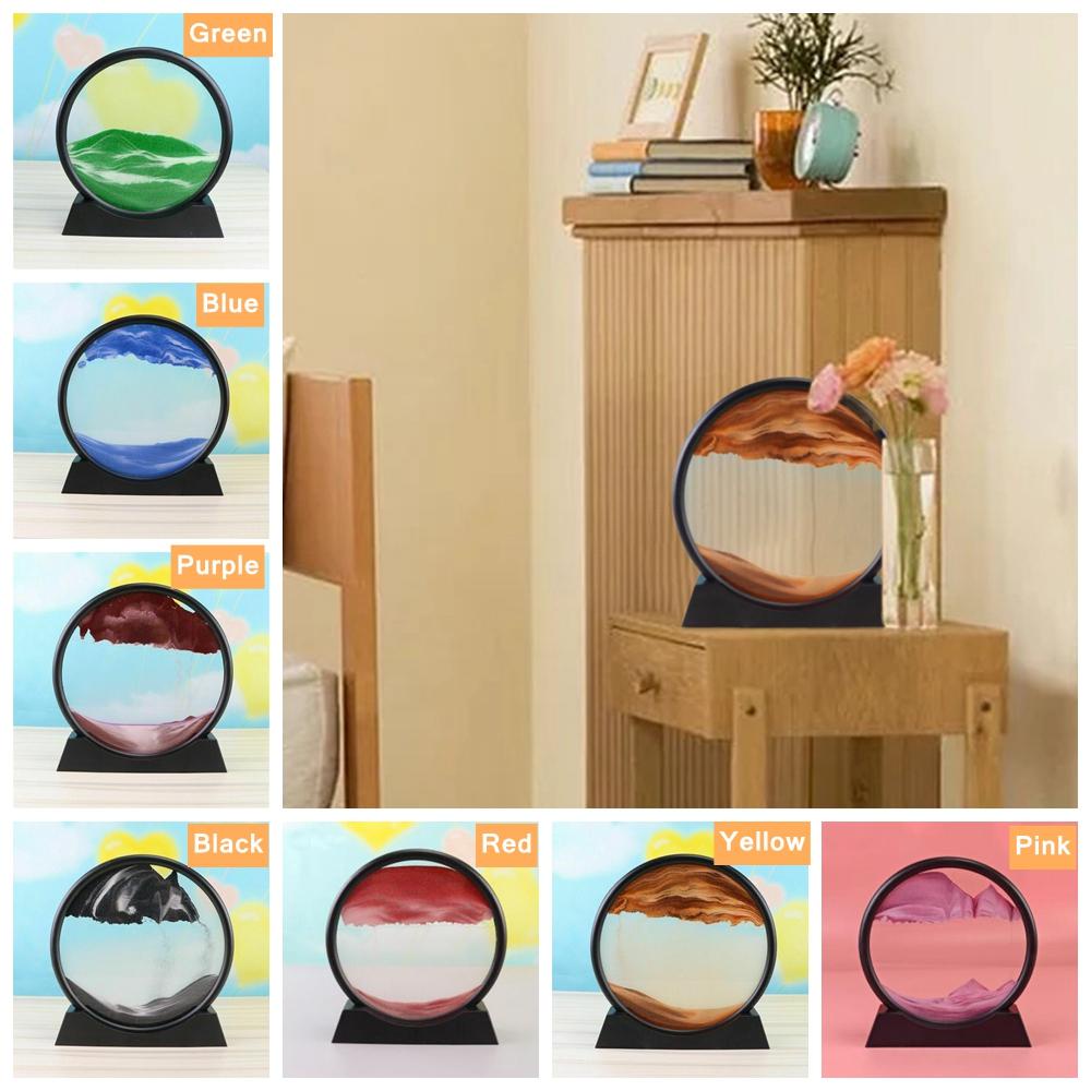 Khung Ảnh Cát Chuyển Động 3D Trang Trí Nhà Cửa