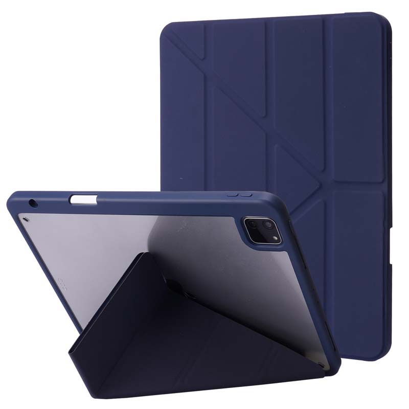 Ốp máy tính bảng trong suốt dễ thương có ngăn đựng bút chì cho 2018 2020 2021 IPAD PRO 11 INCH
