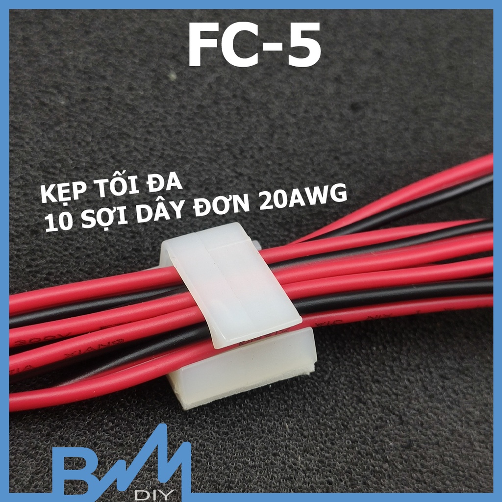 Kẹp cố định dây có keo dán sẵn