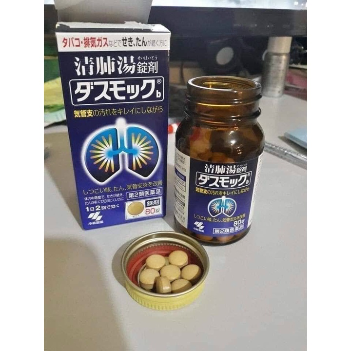 Viên uống bổ phổi Kobayashi Nhật Bản 80 viên