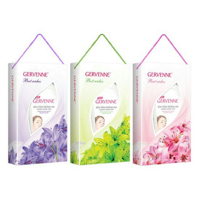 (Hộp quà) Sữa tắm Gervenne 450g