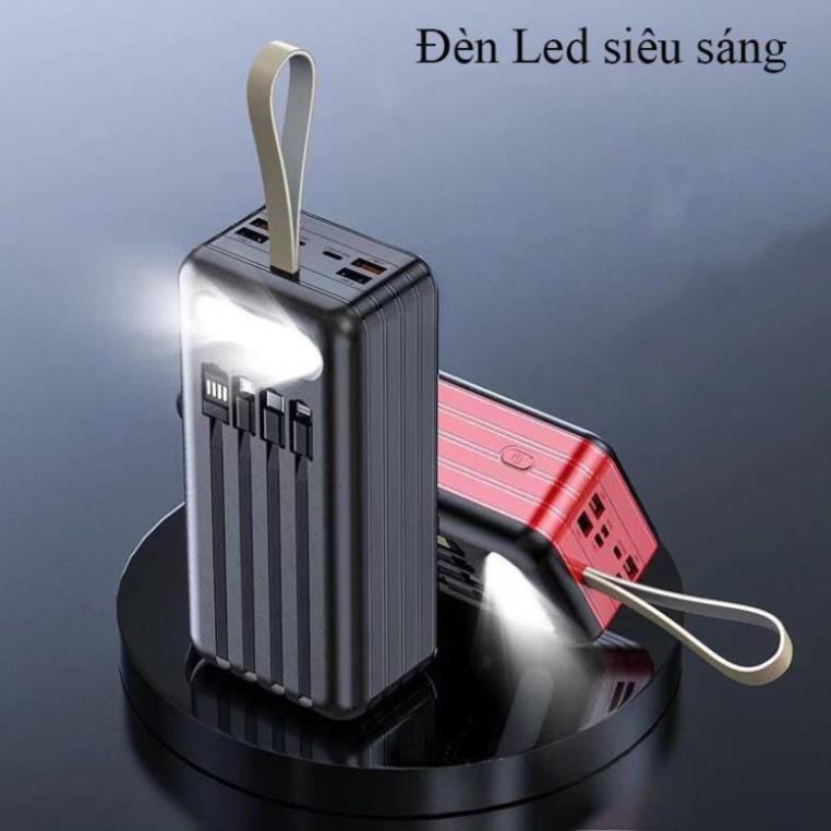 [Bảo Hành 12 Tháng] Sạc dự phòng 50000mah Sạc nhanh màn hình led dung lượng siêu lớn QT