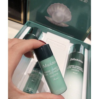Bộ dưỡng da JM_Solution_Marine_Luminous_Pearl_Deep_Moisture_Skin_Care Set gồm 4 món