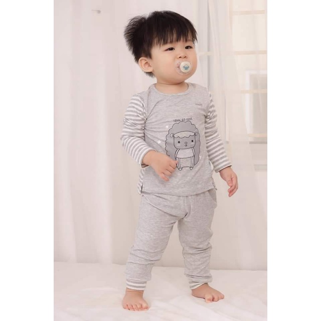 Bộ Dài Tay Chui Đầu Modal 2021