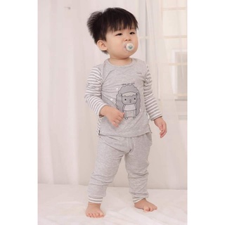 Bộ Dài Tay Chui Đầu Modal 2021