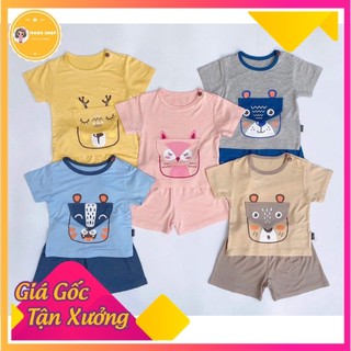 [Mẫu mới] Bộ Cộc Tay Kwoo Cho Bé Trai Gái Chất Cotton Loại 1, Áo Thun Lạnh Thấm Hút Mồ Hôi, Siêu Mịn, Siêu Mát