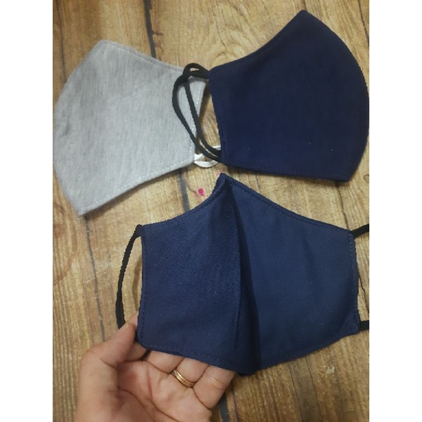 Khẩu trang màu vải thun cotton 3 lớp mỏng Gia Phú