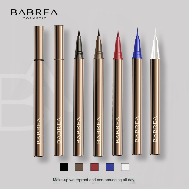 BABREA Bút Kẻ Mắt Dạng Lỏng Chống Thấm Nước Và Mồ Hôi Nhanh Khô Lâu Trôi Tiện Dụng
