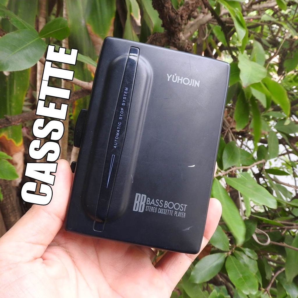 Máy nghe nhạc Cassette Stereo YUHOJIN SK-250 nhỏ mỏng giá rẻ phù hợp trải nghiệm cassette stereo