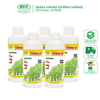 Dung dịch Thủy Canh Rau trồng rau sạch, Combo 5 chai 500ml